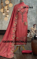 Embroidered Shimmer Tissue Kurti With Shantoon Bottom And Dupatta-ISKWFBL0402Nk2268