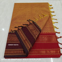 Kota Check Cotton Saree With Blouse-ISKWSR11026755