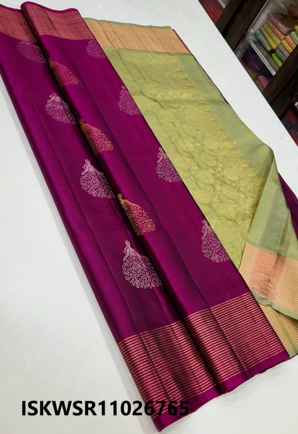 Handloom Silk Saree With Blouse-ISKWSR11026765