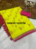 Printed Georgette Saree With Silk Blouse-ISKWSR11028756