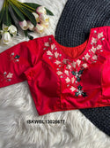 Embroidered Silk Blouse-ISKWBL13025677