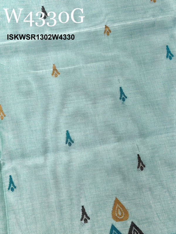 Handloom Cotton Saree-ISKWSR1302W4330