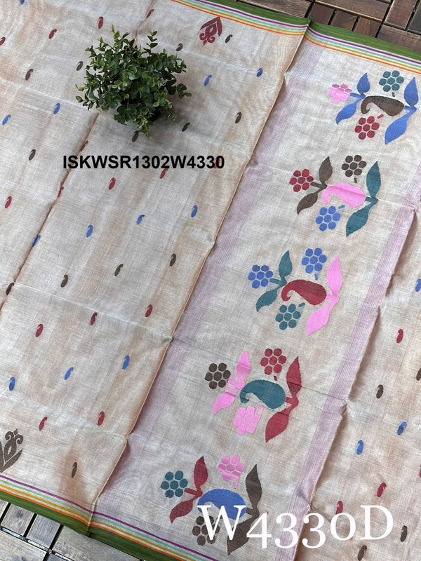 Handloom Cotton Saree-ISKWSR1302W4330