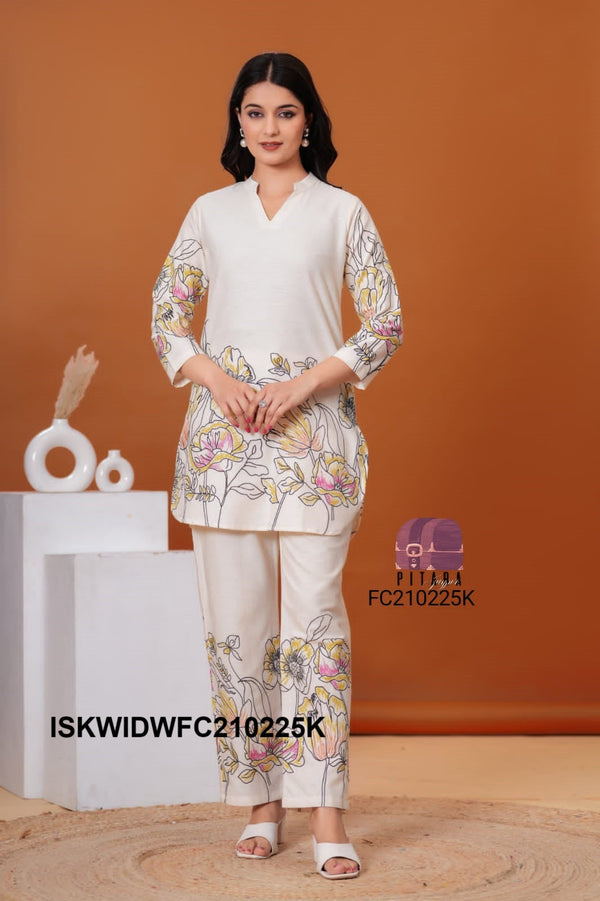 Digital Printed Cotton Co-Ord Set-ISKWIDWFC210225K