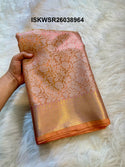 Banarasi Katan Tissue Silk Saree With Contrast Jacquard Blouse-ISKWSR26038964