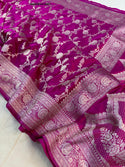Zari Weaved Mashru Silk Saree With Blouse-ISKWSR26038977