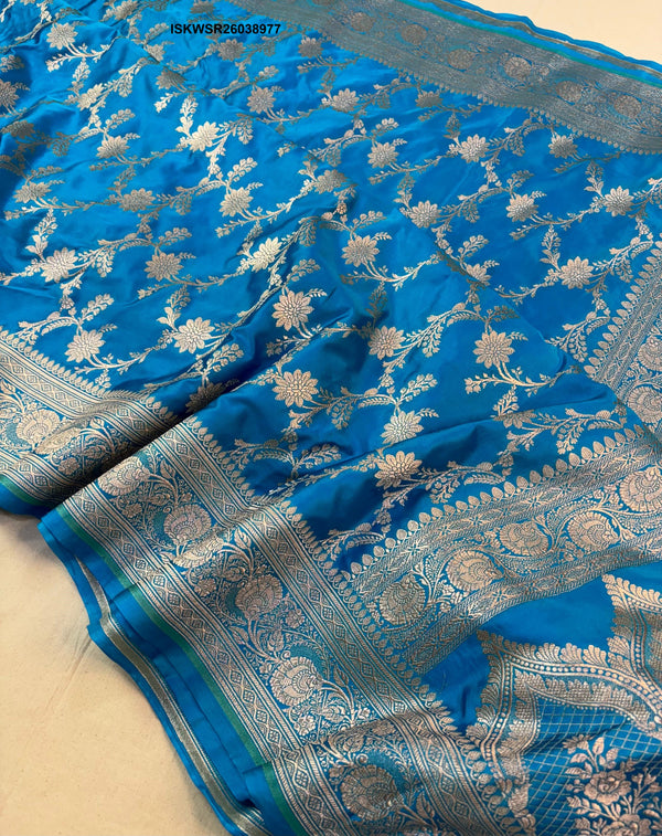 Zari Weaved Mashru Silk Saree With Blouse-ISKWSR26038977