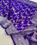 Zari Weaved Mashru Silk Saree With Blouse-ISKWSR26038977