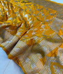 Zari Weaved Mashru Silk Saree With Blouse-ISKWSR26038977