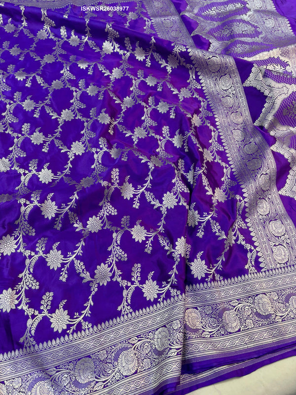 Zari Weaved Mashru Silk Saree With Blouse-ISKWSR26038977