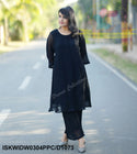 Sequined Georgette Co-Ord Set-ISKWIDW0304PPC/D1073