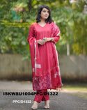 Hand Crafted Cotton Kurti With Handloom Cotton Pant And Handloom Dupatta-ISKWSU1004PPC/D1322