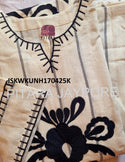 Embroidered Dobby Cotton Kurti With Pant-ISKWKUNH170425K