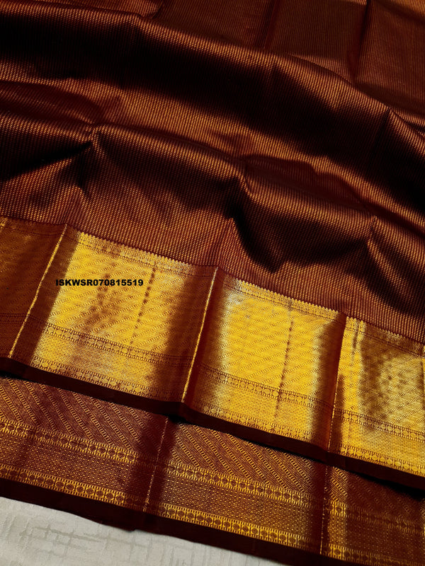 Kanchipuram Handloom Silk Saree With Blouse-ISKWSR070815519