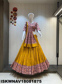 Rayon Cotton Lehenga With Blouse And Printed Dupatta-ISKWNAV18081875