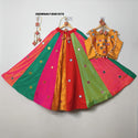 Sequined Silk Lehenga With Blouse-ISKWNAV18081876