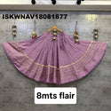 Sequined Silk Skirt-ISKWNAV18081877