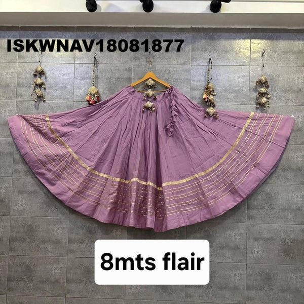 Sequined Silk Skirt-ISKWNAV18081877