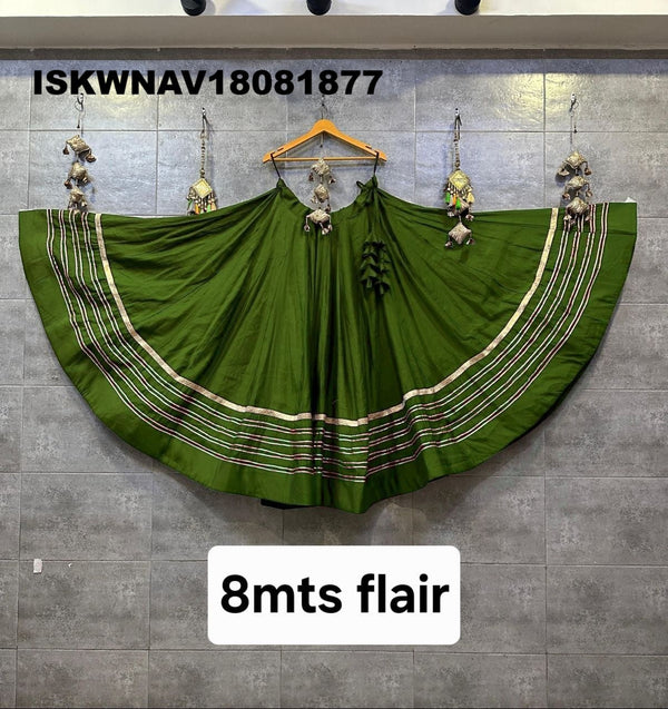 Sequined Silk Skirt-ISKWNAV18081877