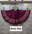 Sequined Silk Skirt-ISKWNAV18081877