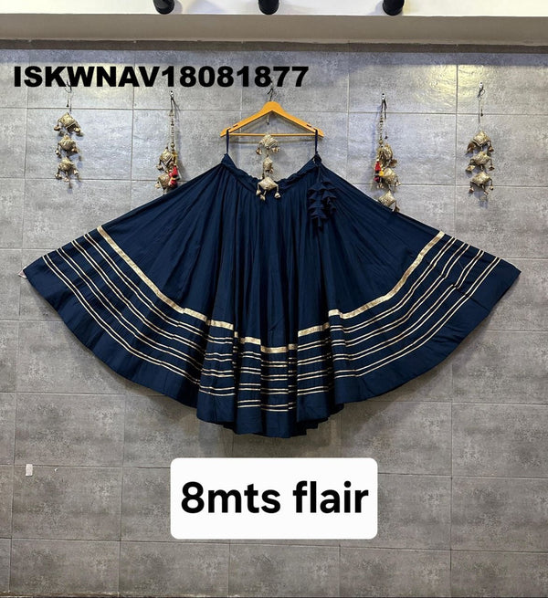 Sequined Silk Skirt-ISKWNAV18081877