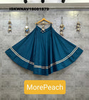 Sequined Rayon Cotton Skirt-ISKWNAV18081879