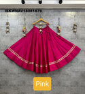 Sequined Rayon Cotton Skirt-ISKWNAV18081879
