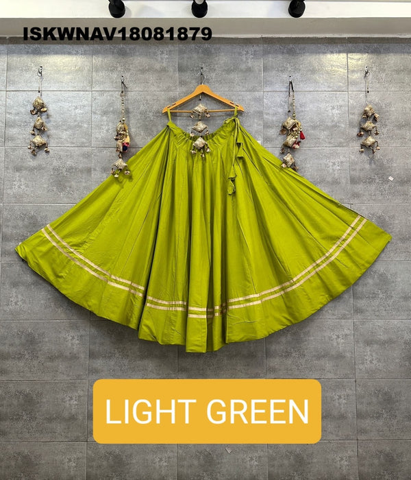 Sequined Rayon Cotton Skirt-ISKWNAV18081879