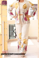 Digital Printed Cotton Co-Ord Set-ISKWIDWFC060825Y/FC060825L