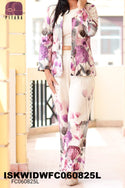 Digital Printed Cotton Co-Ord Set-ISKWIDWFC060825Y/FC060825L
