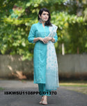 Cotton Kurti With Pant And Hand Block Printed Kota Doriya Dupatta-ISKWSU1108PPC/D1370