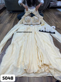 Embroidered Georgette Crop Top With Skirt And Cape-ISKWSKT1508AGC5048
