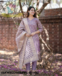 Banarasi Weaved Chanderi Silk Kurti With Silk Pant And Banarasi Dupatta-ISKWSU2008PPC/D1990