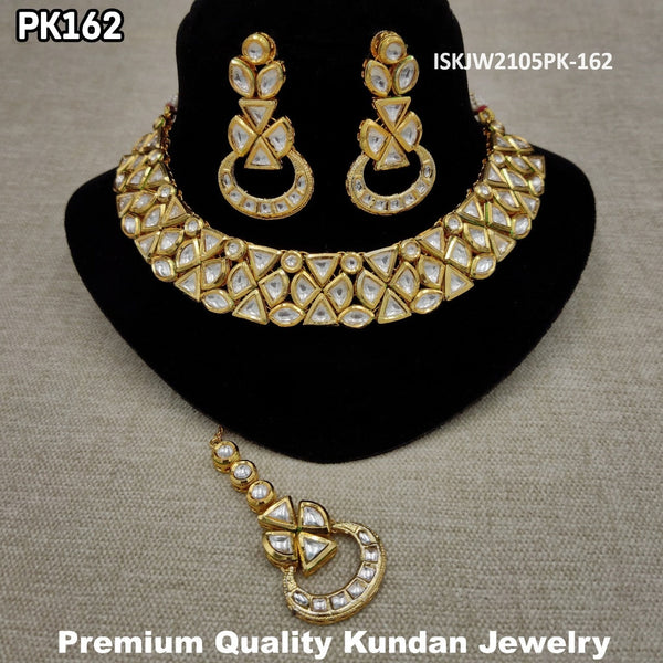 Kundan Jewelry Set-ISKJW2105PK-162