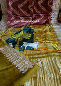 Kalamkari Printed Gaji Silk Saree With Blouse-ISKWSR060600987