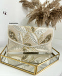 Wedding Series Embroidery Beads Sequin Flap Bags-ISKBG29095002