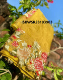 Embroidered Banarasi Tissue Saree With Blouse-ISKWSR28103903