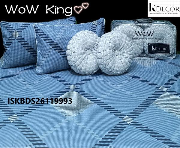 King Size Handmade 5 Pc Bedding Set-ISKBDS26119993