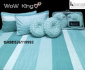 King Size Handmade 5 Pc Bedding Set-ISKBDS26119993