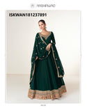 Embroidered Georgette Anarkali With Dupatta-ISKWAN181237891