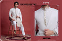 Sequined Men's Rayon Kurta With Dupatta-ISKM02018745