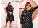 Printed Viscose Maslin Kurti-ISKWKU0201876