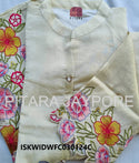 Embroidered Tissue Silk Co-Ord Set-ISKWIDWFC030124C