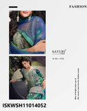 Embroidered Chinon Silk Kurti With Palazzo And Net Dupatta-ISKWSH11014052