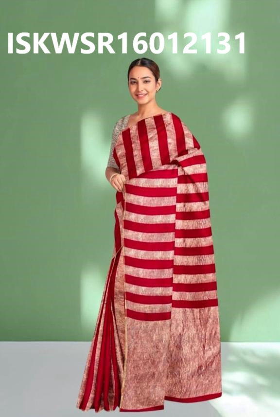 Banarasi Organza Tissue Silk Saree With Blouse-ISKWSR16012131