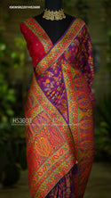 Banarasi Crepe Silk Saree With Blouse-ISKWSR2201HS3600