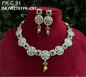 Kundan Jewelry Set-ISKJW2701PK-C91