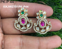 Kundan Earrings-ISKJW2701PK-P-44