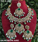 Kundan Jewelry Set-ISKJW2801PK-A492