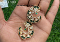 Kundan Earrings-ISKJW2401PK-Q-109